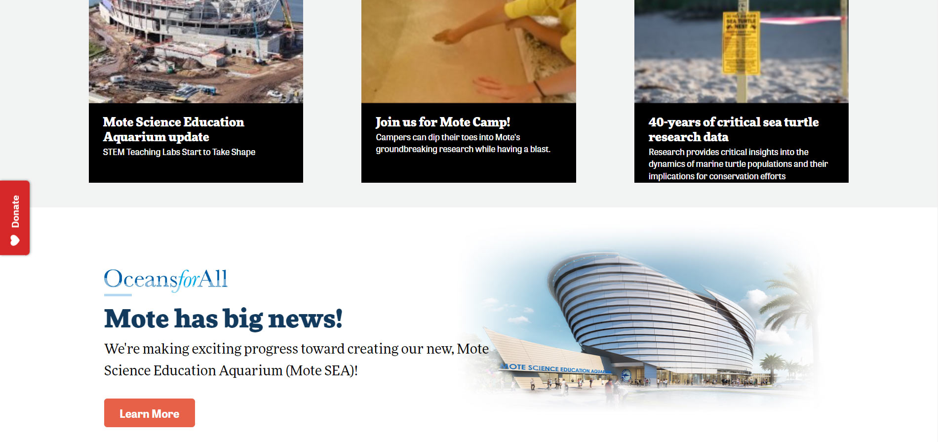 Sebba Shade and Mote Marine Laboratory & Aquarium