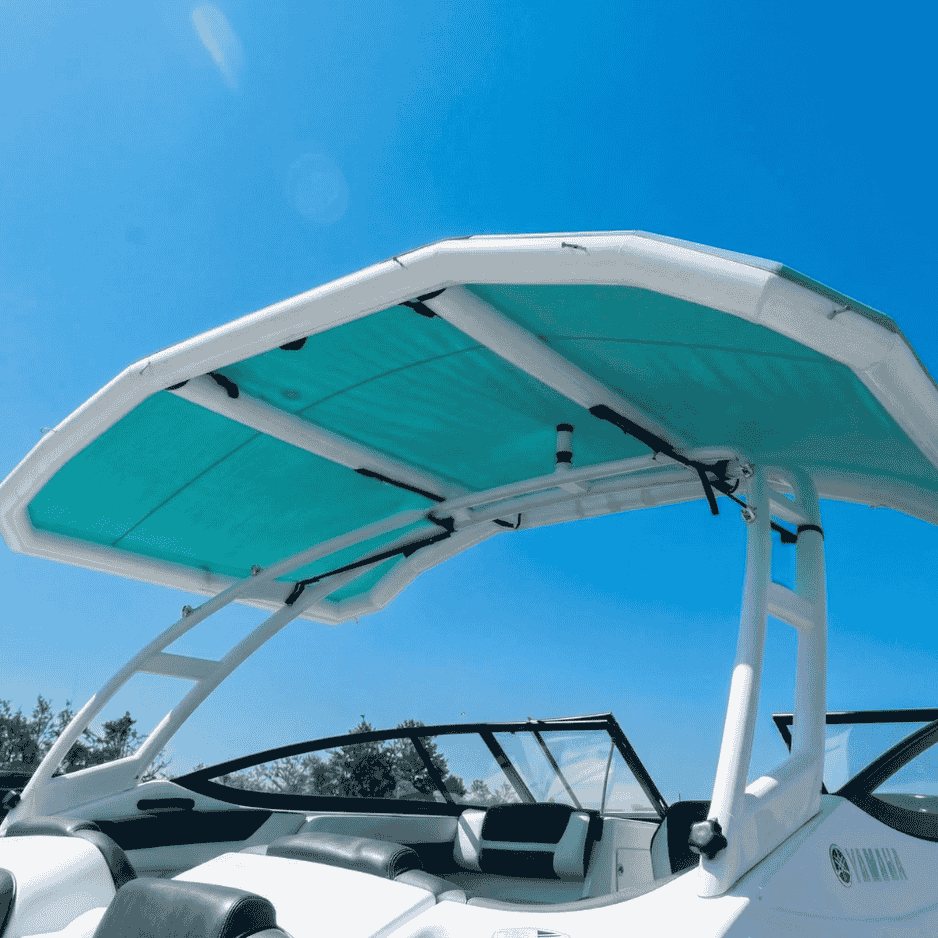 SeaFoam Sebba Shade on a Yamaha wake boat