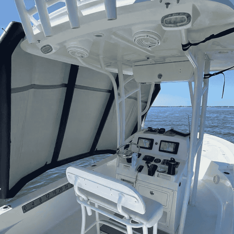 Gray Sebba Shade in the privacy position